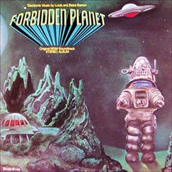 Forbidden Planet soundtrack; alkuperäispainoksen kansikuva