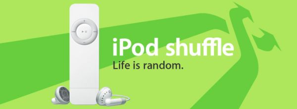iPod shuffle: Life is random; Applen mainospropagandaa
