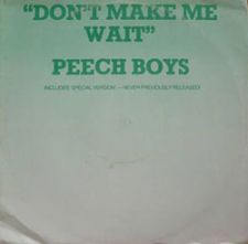 NYC Peech Boys - Don't Make Me Wait; vinyylin suojapaperi