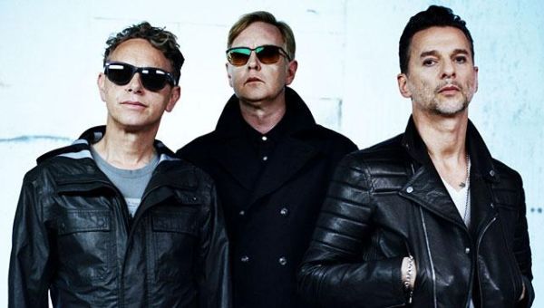 Depeche Mode vuonna 2013: Martin Gore, Andrew Fletcher, Dave Gahan