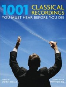 1001 Classical Recordings You Must Hear Before You Die -kirjan USA-version kansi